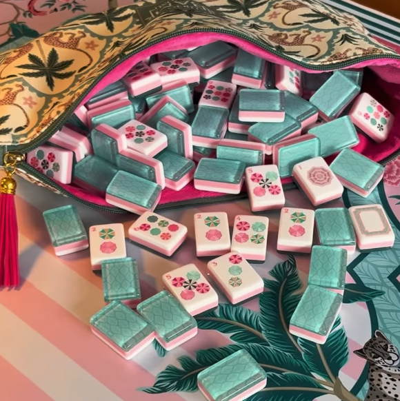 Valcrest™ Summer Bloom American Mahjong Set – 160 Tiles