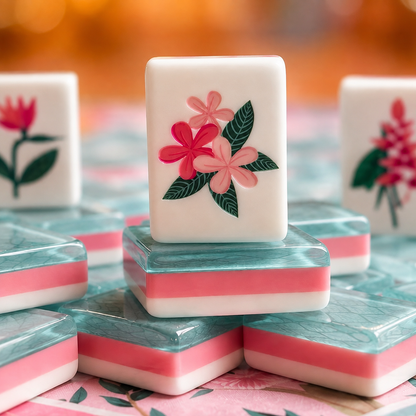 Valcrest™ Summer Bloom American Mahjong Set – 160 Tiles