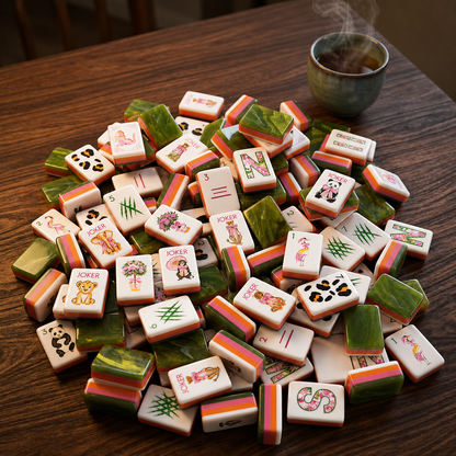 Valcrest™ Wild Ones American Mahjong Set – 160 Tiles