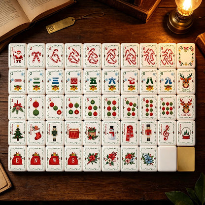 Valcrest™ Nutcracker Christmas American Mahjong Set – 160 Tiles