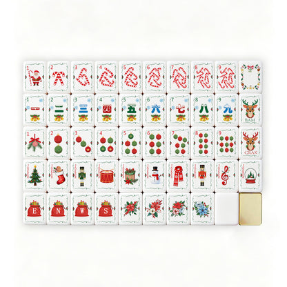 Valcrest™ Nutcracker Christmas American Mahjong Set – 160 Tiles