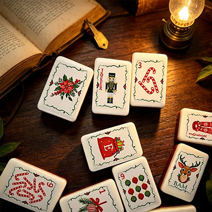 Valcrest™ Nutcracker Christmas American Mahjong Set – 160 Tiles