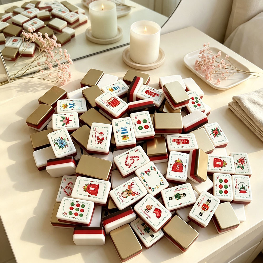 Valcrest™ Nutcracker Christmas American Mahjong Set – 160 Tiles