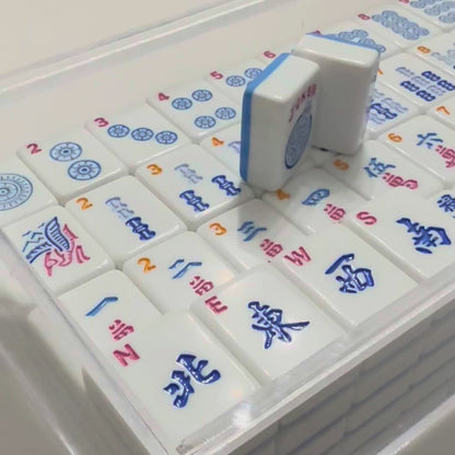 Valcrest™ Blue Pop American Mahjong Set – 166 Tiles