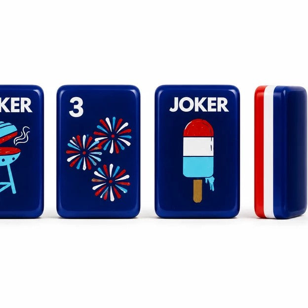 Valcrest™ Stars & Stripes American Mahjong Set – 160 Tiles