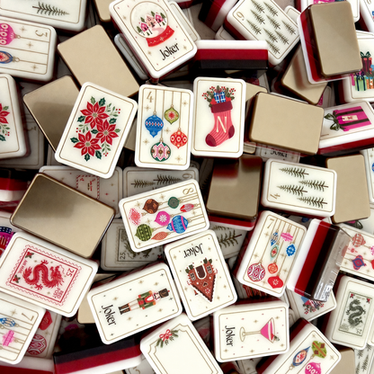 Valcrest™ Holiday Cheer American Mahjong Set – 160 Tiles