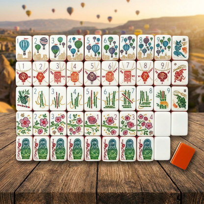 Valcrest™ Cappadocia Skies American Mahjong Set – 160 Tiles