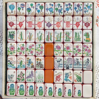 Valcrest™ Cappadocia Skies American Mahjong Set – 160 Tiles