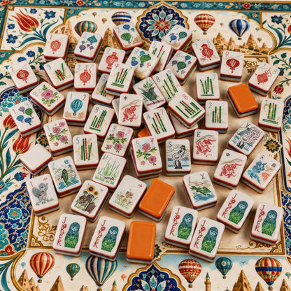 Valcrest™ Cappadocia Skies American Mahjong Set – 160 Tiles