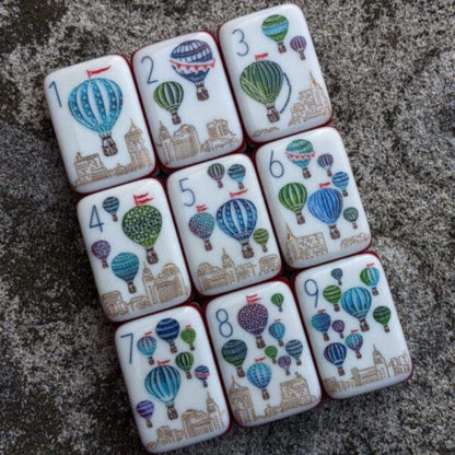 Valcrest™ Cappadocia Skies American Mahjong Set – 160 Tiles